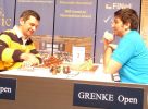 Vugar against Viorel – and someone is to stop laughing soon enough! Azeri GM Gashimov and Moldovian GM Bologan