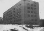 That's not a prison, but male dormitory on the prospect of Leninsky Komsomol! Here used to stay visiting chess players in Soviet period